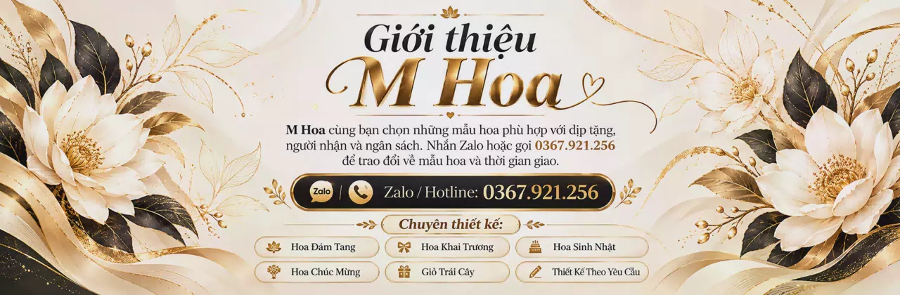 Ảnh bìa Shop hoa tươi Xã Đức Thịnh Hà Tĩnh - Tư vấn mẫu hoa hợp ngân sách